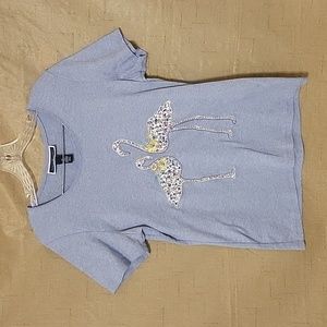 Karen Scott Flamingo Tee